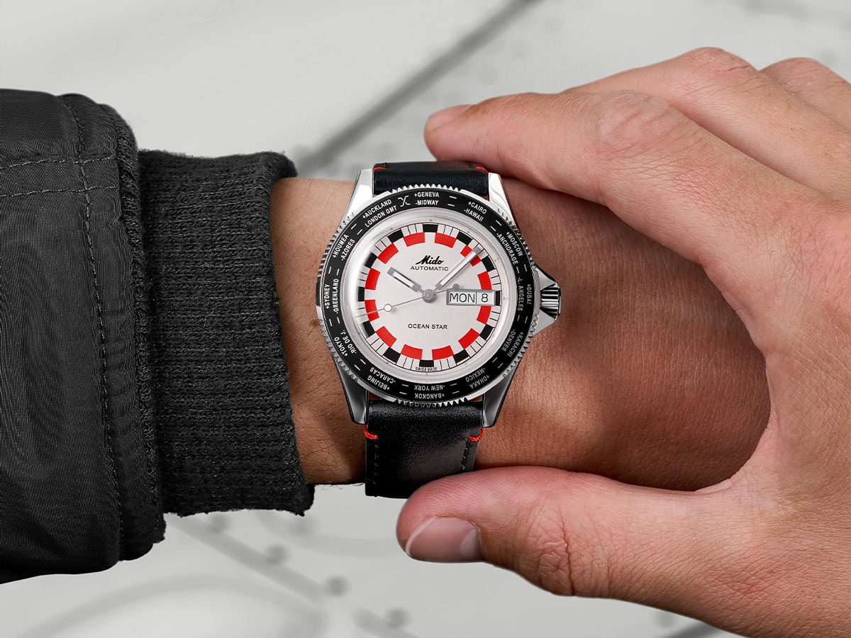 Mido воскрешает 70-е: представлен яркий Ocean Star Worldtimer по доступной цене картинка Mido воскрешает 70-е: представлен яркий Ocean Star Worldtimer по доступной цене