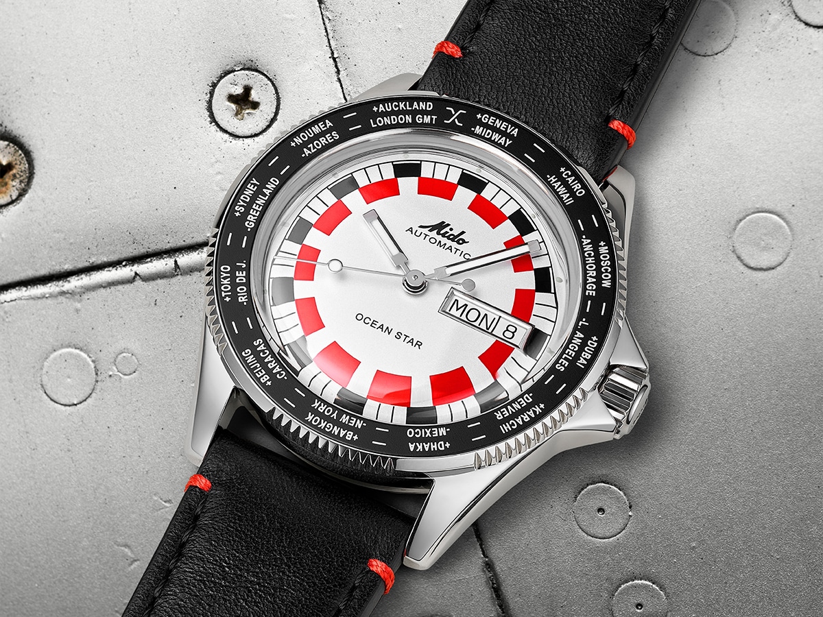 Mido воскрешает 70-е: представлен яркий Ocean Star Worldtimer по доступной цене картинка Mido воскрешает 70-е: представлен яркий Ocean Star Worldtimer по доступной цене