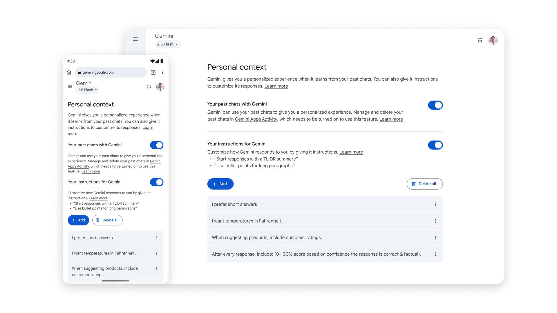 Gemini стал умнее: теперь он запоминает важное и забывает лишнее