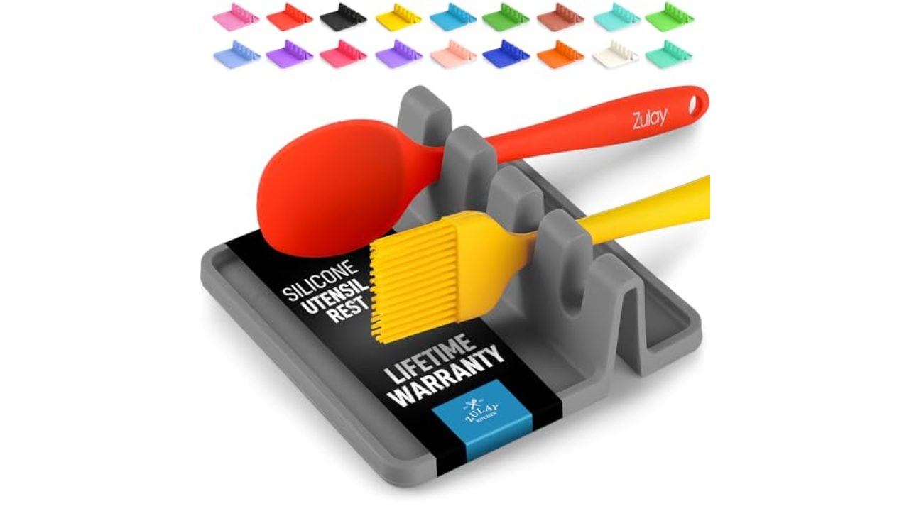 Лучшие недорогие кухонные гаджеты 2025 года картинка Подставка для кухонных принадлежностей Zulay