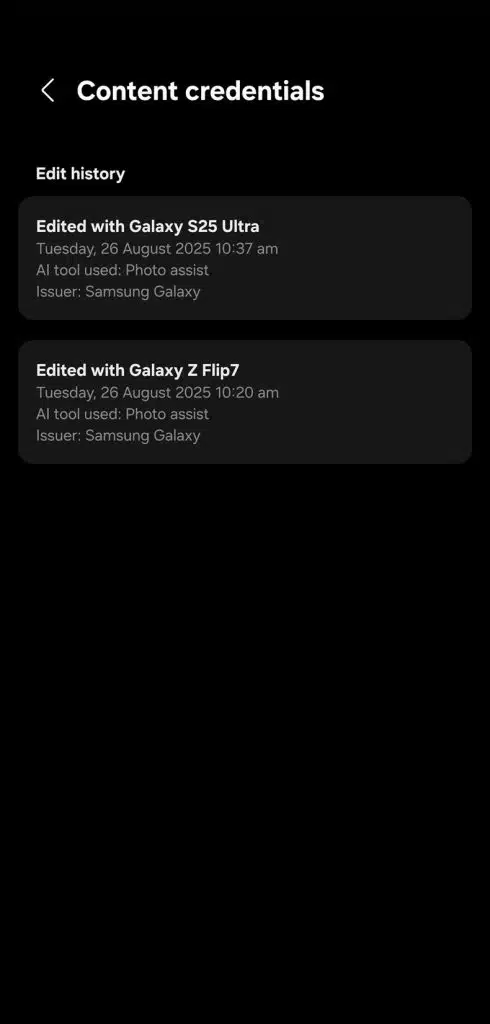 Ваши фото, отредактированные с помощью ИИ, вот-вот себя разоблачат: Samsung распространяет эту функцию Galaxy S25 на миллионы старых телефонов картинка Ваши фото, отредактированные с помощью ИИ, вот-вот себя разоблачат: Samsung распространяет эту функцию Galaxy S25 на миллионы старых телефонов