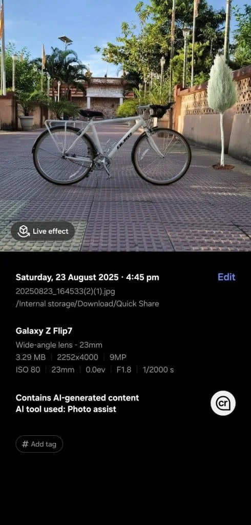Ваши фото, отредактированные с помощью ИИ, вот-вот себя разоблачат: Samsung распространяет эту функцию Galaxy S25 на миллионы старых телефонов картинка Ваши фото, отредактированные с помощью ИИ, вот-вот себя разоблачат: Samsung распространяет эту функцию Galaxy S25 на миллионы старых телефонов