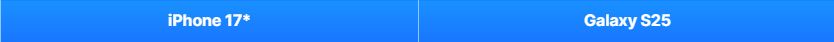 iPhone 17 против Galaxy S25: ожидаемые различия фото