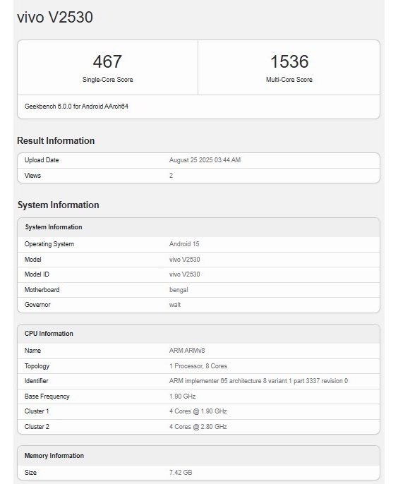 Смартфон vivo V60 Lite готовится к релизу подробности и возможности