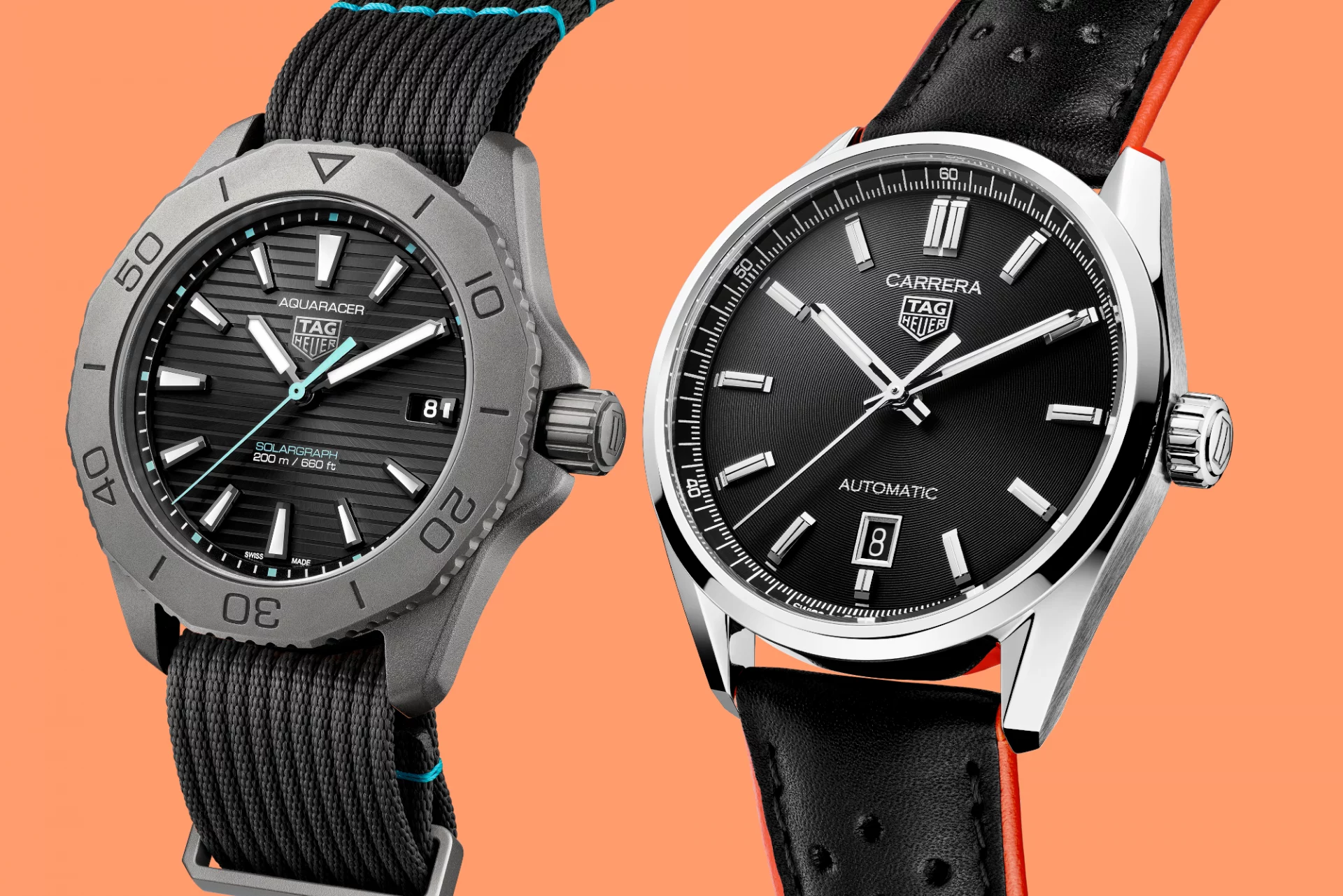 Для настоящих ценителей: TAG Heuer выпустила титановые Aquaracer Solargraph с NATO-ремешком