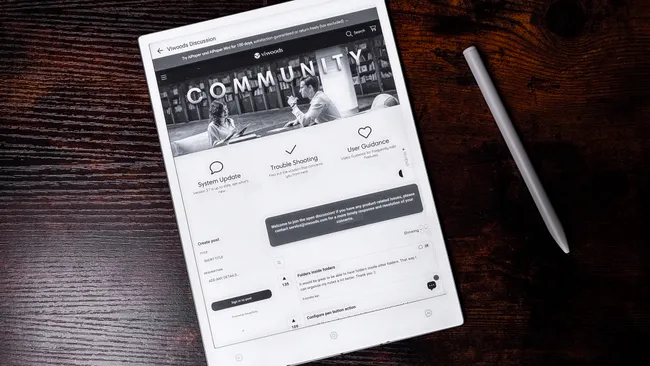 Обзор ViWoods AiPaper: почему я не смею рекомендовать этот лучший E-ink планшет? картинка ViWoods AiPaper