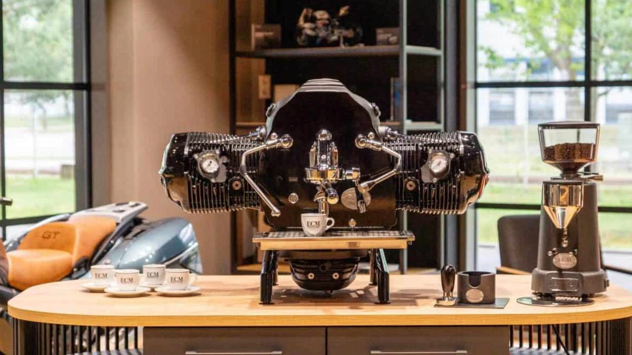 Кофемашина из двигателя BMW: когда хардкор встречает кофейную культуру!