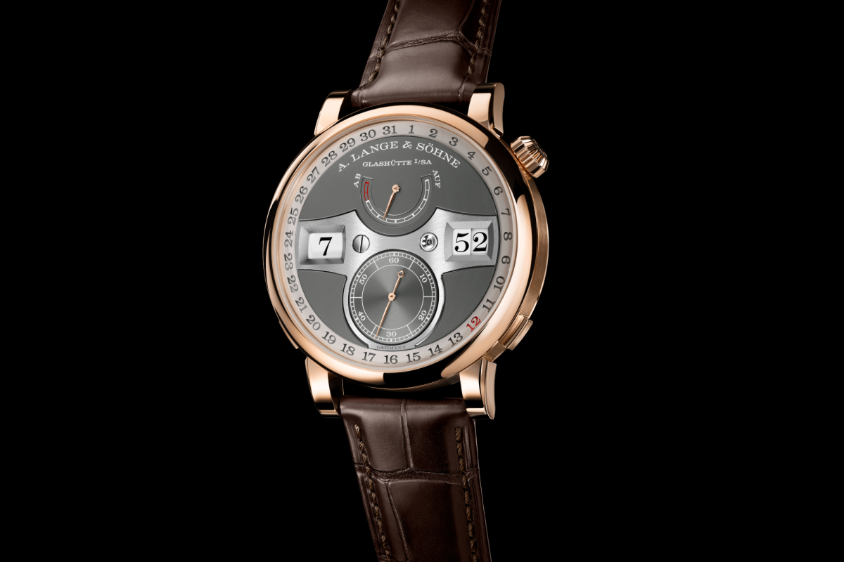 Серый циферблат и розовое золото: A. Lange & Söhne переосмысливает Zeitwerk Date картинка Zeitwerk Date