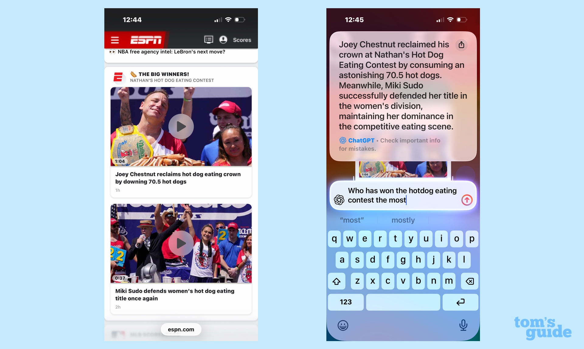 iOS 26 — Liquid Glass