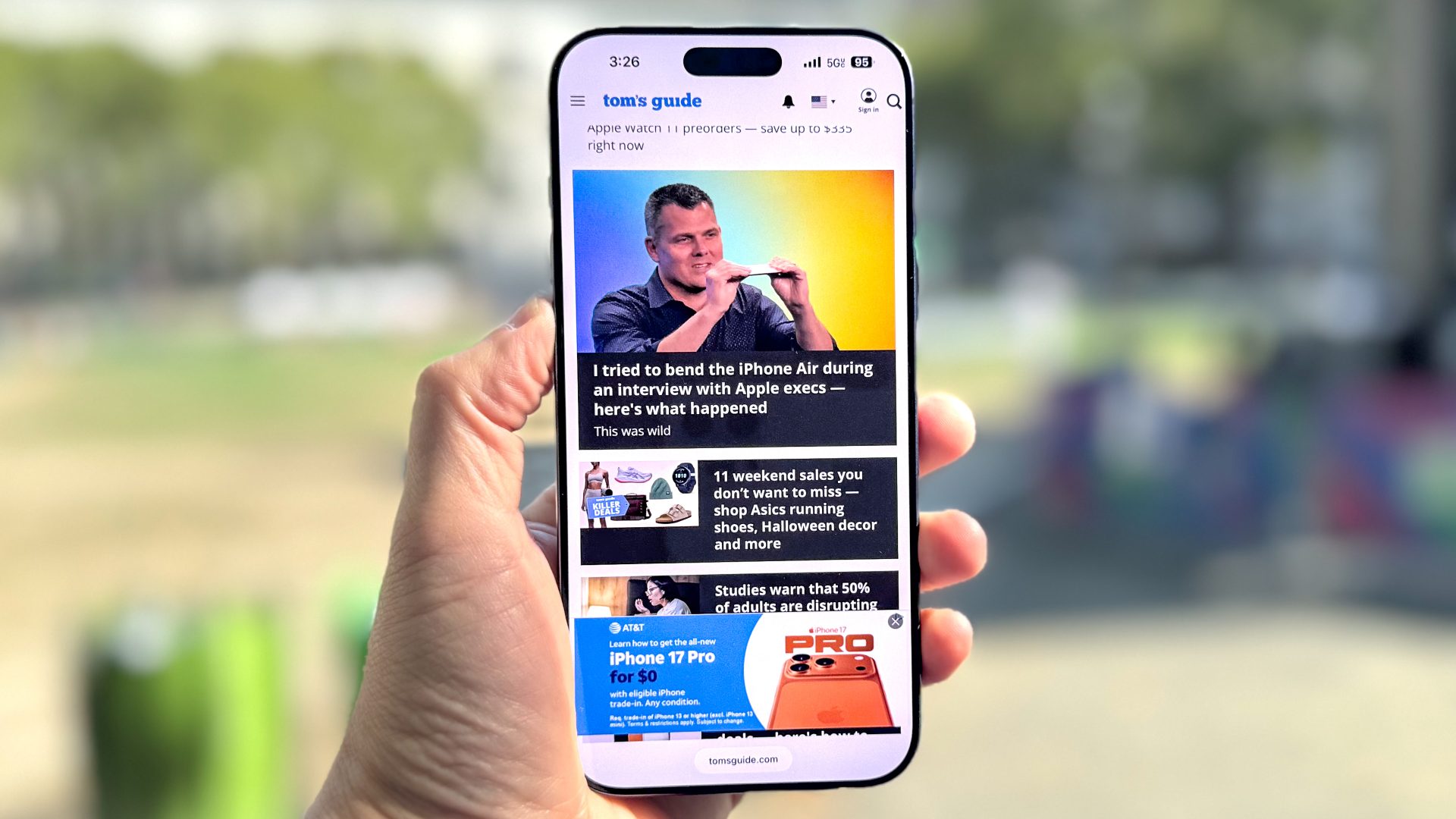 Обзор Apple iPhone Air — тонкий, прочный и очень быстрый картинка Apple iPhone Air