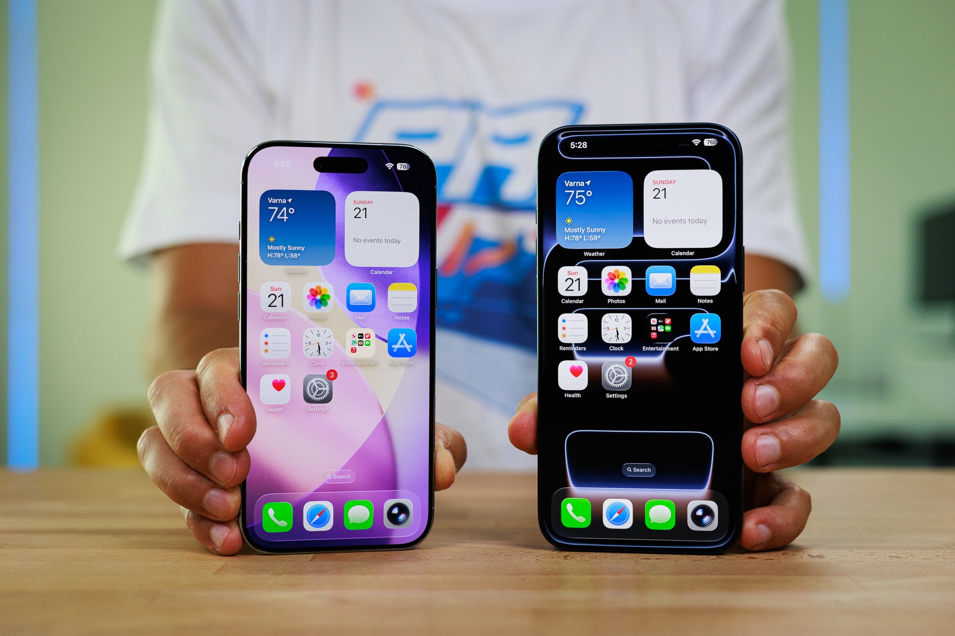 iPhone Air против 17 Pro Max