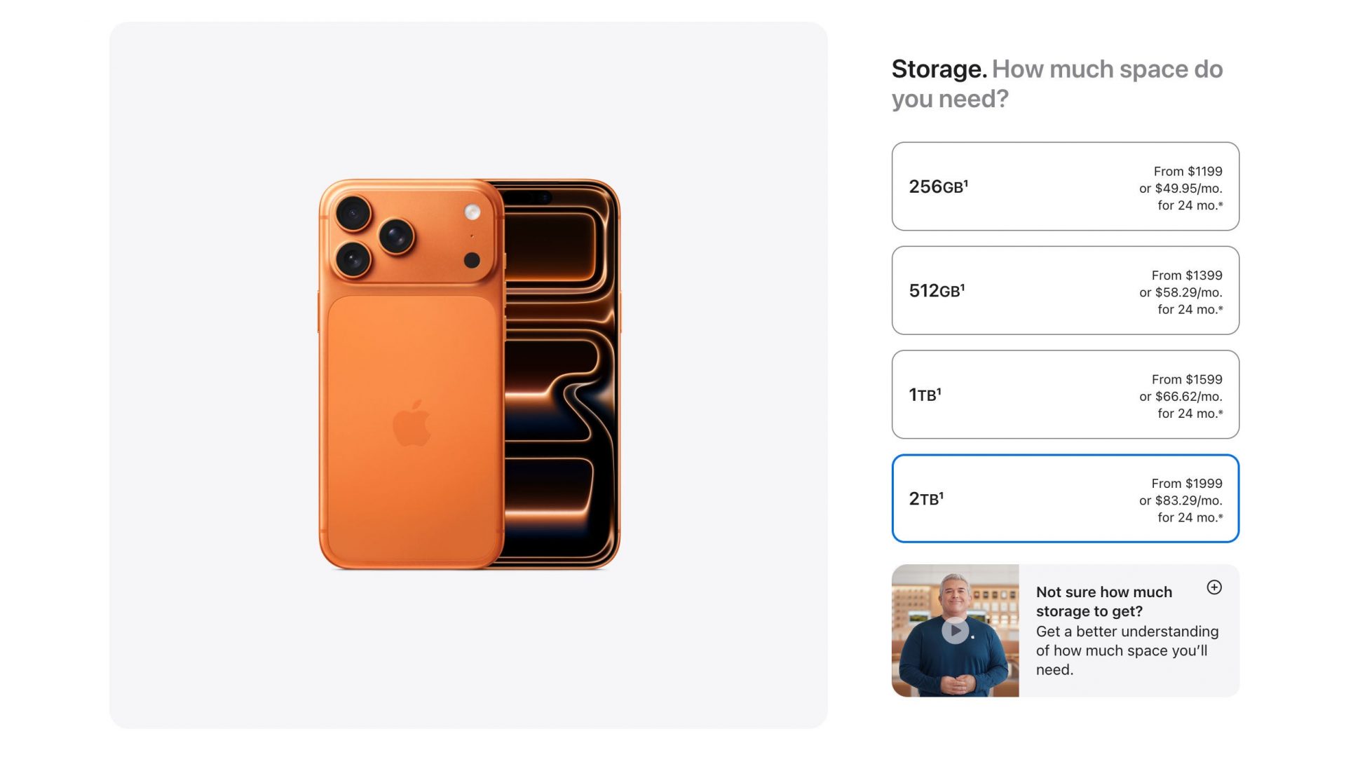 2 ТБ в iPhone 17 Pro Max готовьте кошелек, цена будет жестокой