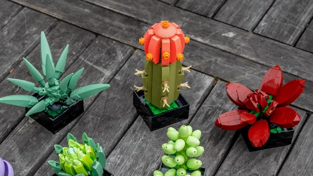 Коллекция суккулентов Lego Icons