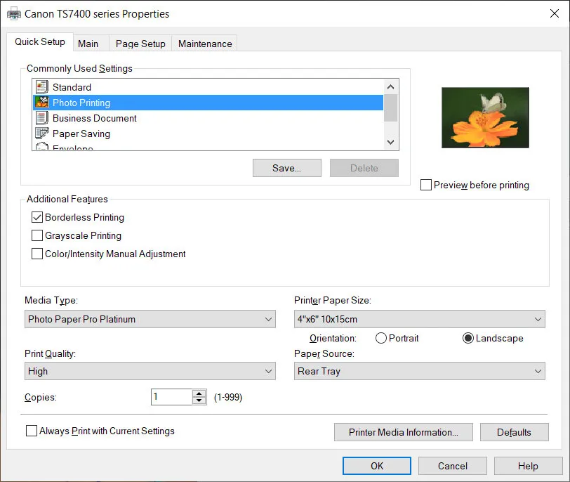 Canon Pixma TR7020-3