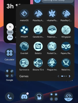 Тематические значки в телефоне Android