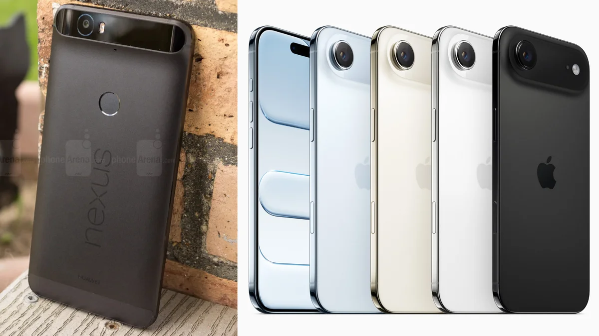 Apple «украла» дизайн у Huawei? Новый iPhone Air подозрительно похож на телефон 2015 года