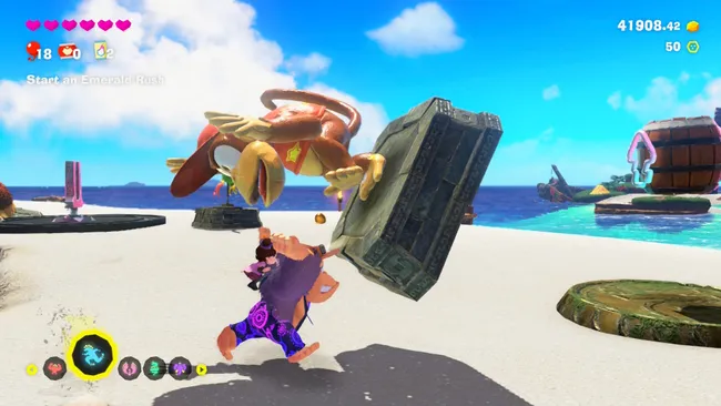 Обзор Donkey Kong Bananza: DK Island & Emerald Rush: я не готов платить за нее картинка Donkey Kong Bananza DK Island & Emerald Rush