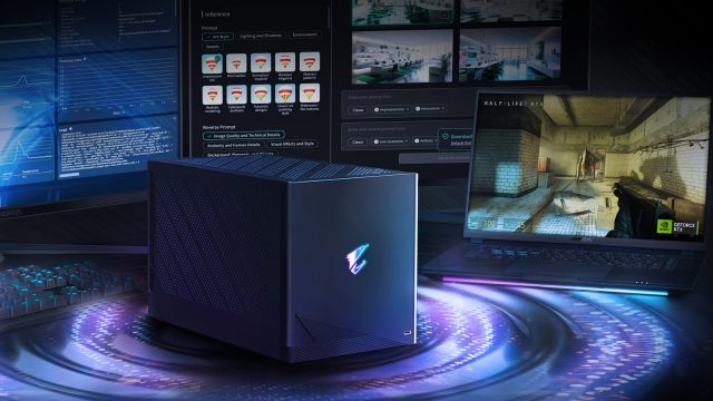 Gigabyte представляет внешнего монстра RTX 5090 eGPU для задач ИИ