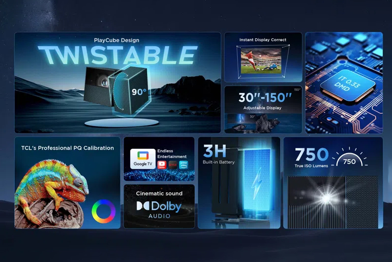 TCL нанесла тройной удар: от телефона для подростков до проектора-кубика