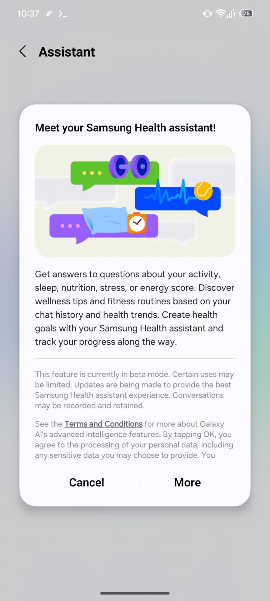 Эксклюзив: вот ваш первый взгляд на нового фитнес-помощника Samsung Health на базе ИИ картинка Эксклюзив: вот ваш первый взгляд на нового фитнес-помощника Samsung Health на базе ИИ