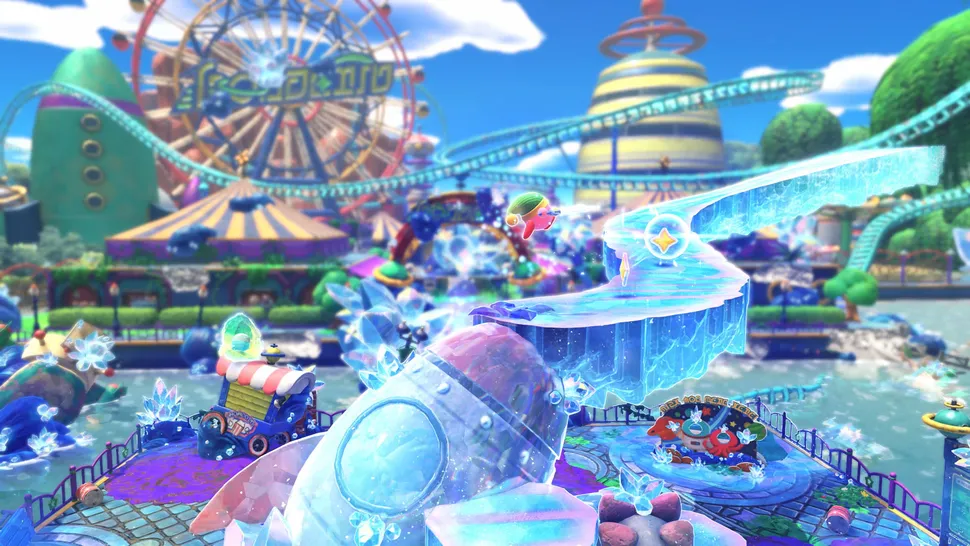 Kirby and the Forgotten Land обзор допа Star-Crossed World