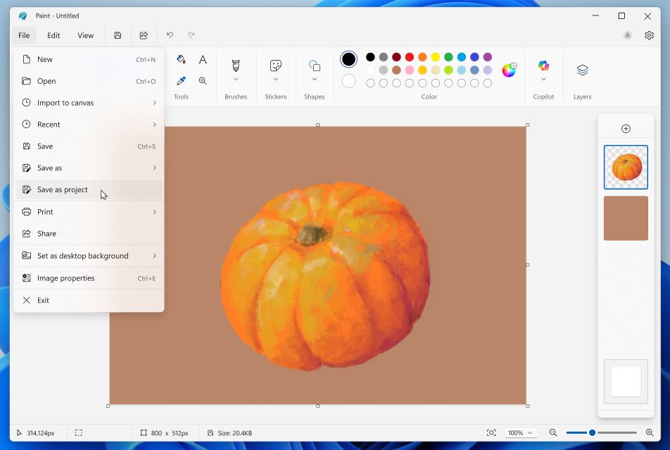 Это уже не тот Paint: в Windows 11 появились слои как в Photoshop!