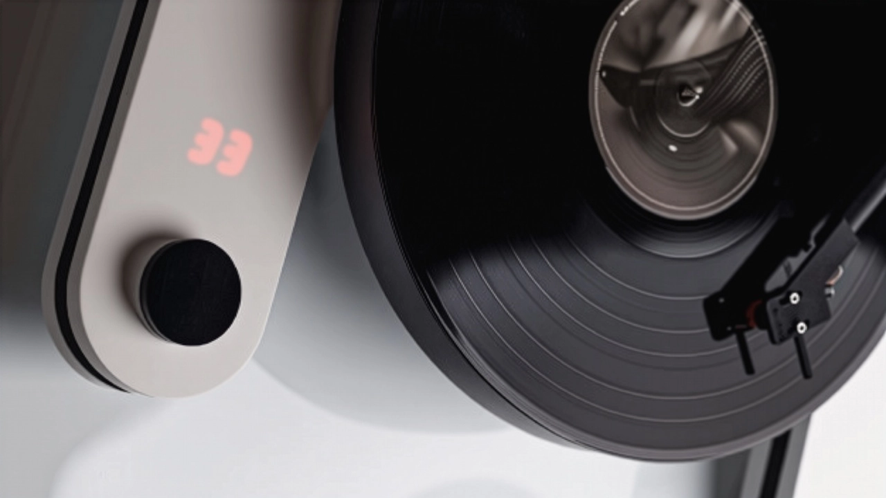 Забудьте о кнопках: этим проигрывателем за 400 тысяч управляет «магическая» шайба картинка Проигрыватель Luphonic H2: управление шайбой, а не кнопками