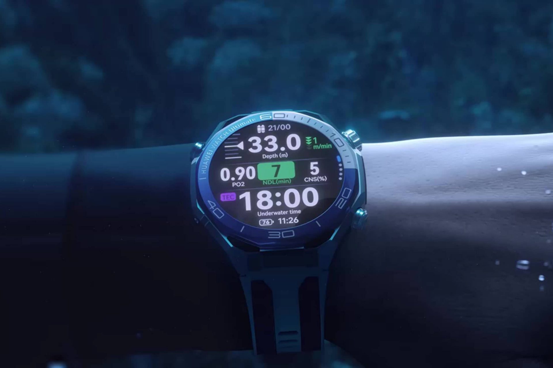 Забудьте о дайв-компьютерах: Huawei Watch Ultimate 2 позволяют общаться под водой с помощью сонара