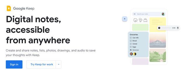 Обзор Google Keep — простое приложение для заметок