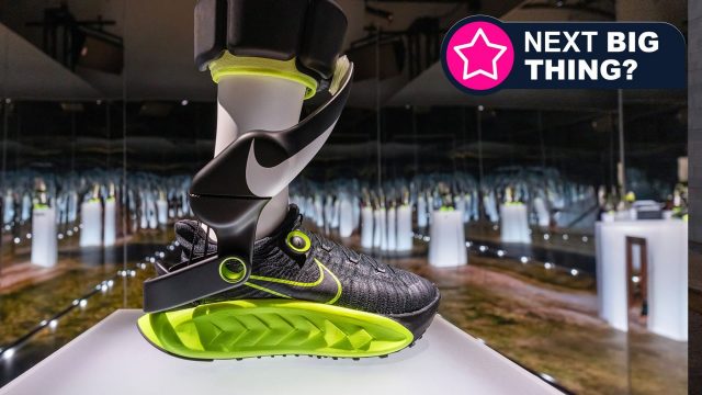 Смарт-кроссовки Nike Amplify: экзоскелет и лёгкий бег