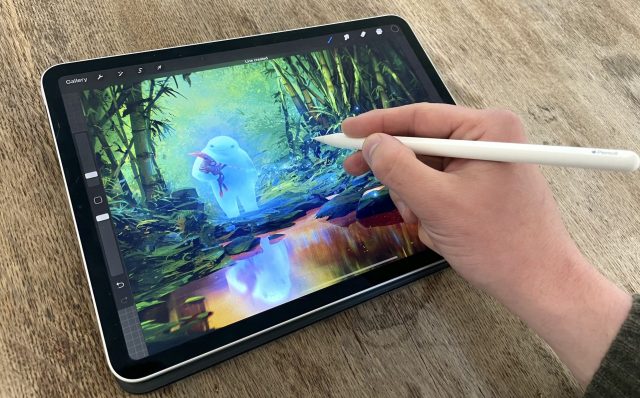 Apple Pencil Pro превращает iPad в инструмент художника
