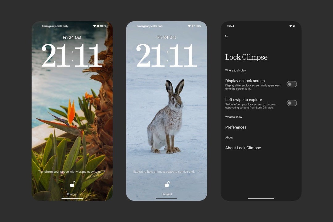 Lock Glimpse в смартфонах Nothing сохраняет чистоту экрана