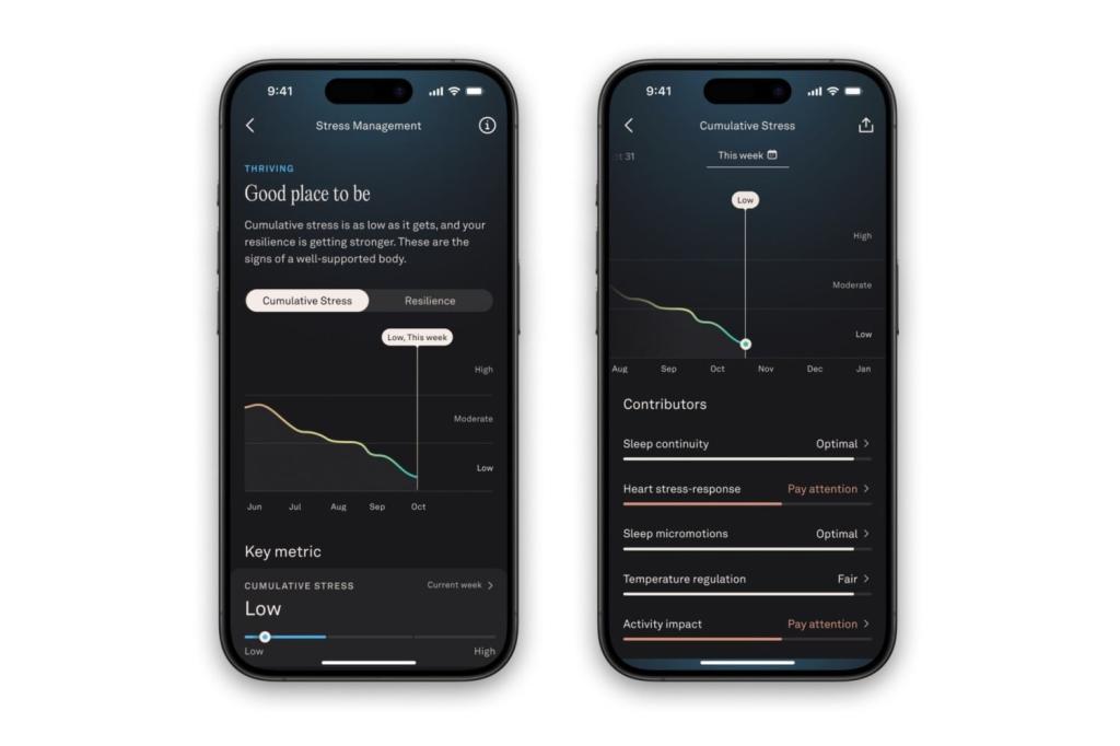 Oura рассекретит «скрытую цену» стресса — новое приложение предупредит о перегрузке картинка Oura учит понимать стресс: обновлённое приложение