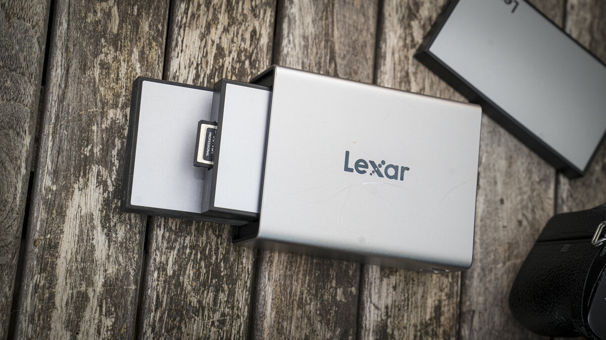 Обзор Lexar Workflow Go — модульная док-станция в поле картинка Lexar Workflow Go