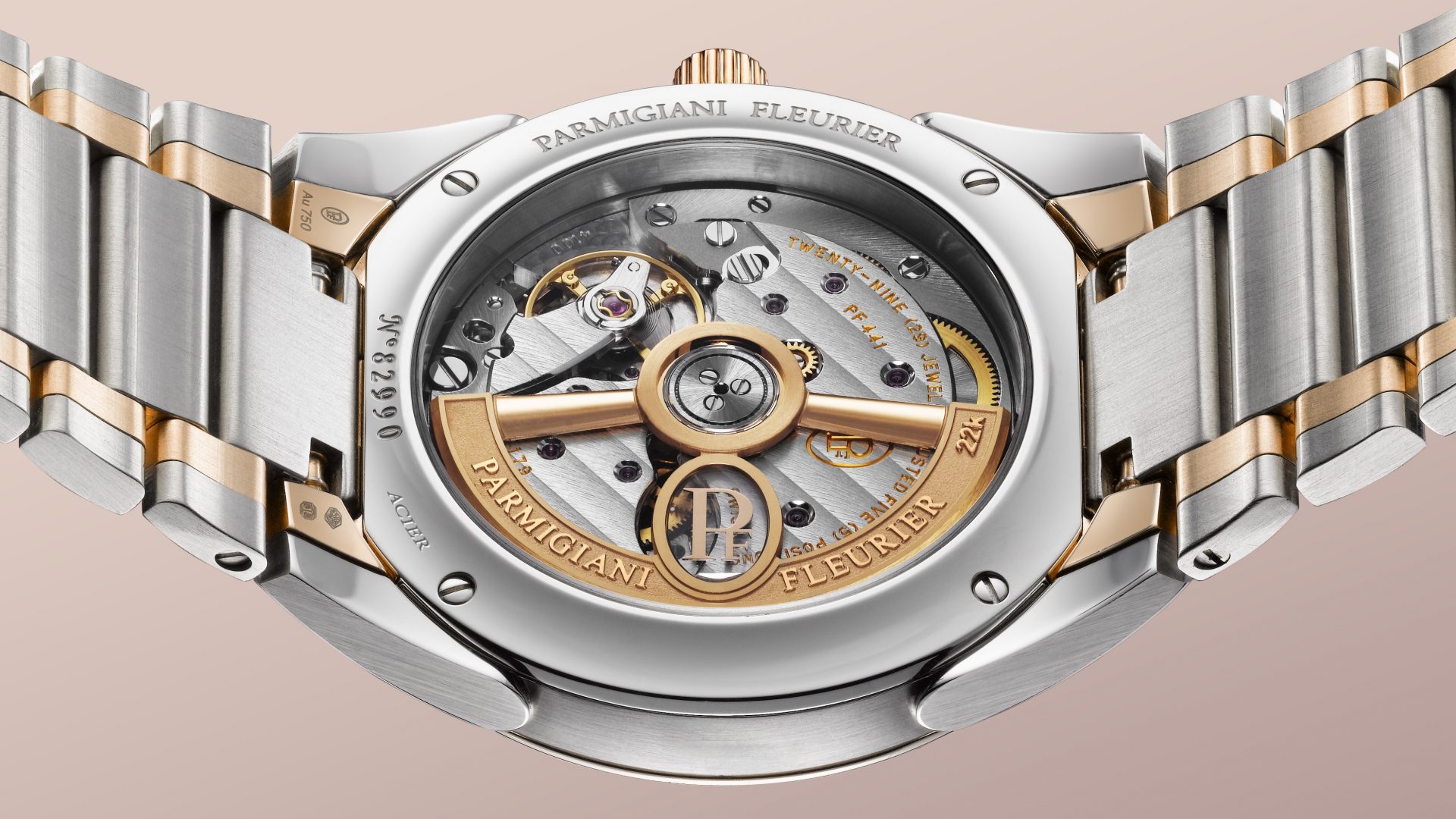 Parmigiani Fleurier: красный циферблат, золото и PF770