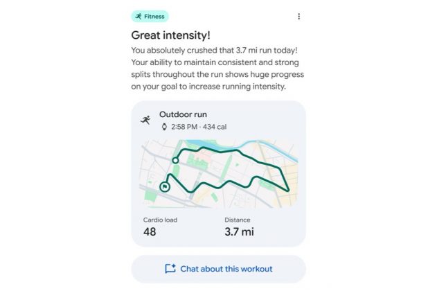 ИИ-тренер Fitbit на базе Gemini помогает с тренировками