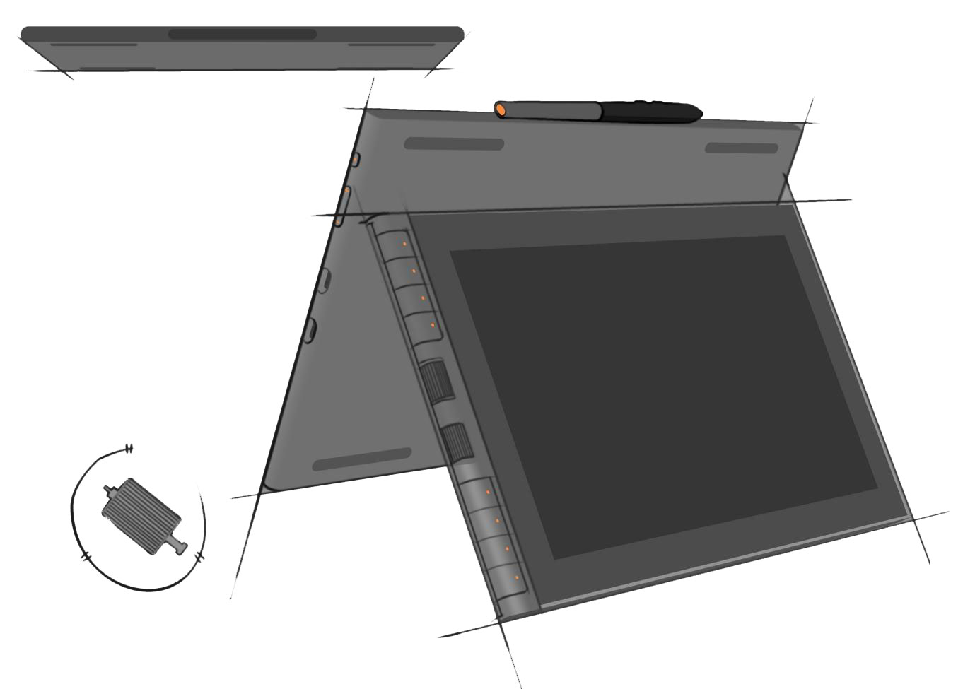 Планшет XPPen Artist 12 3rd: умный стилус и эстетика