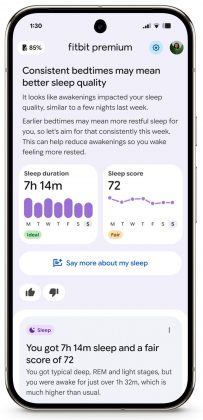 ИИ-тренер Fitbit на базе Gemini помогает с тренировками