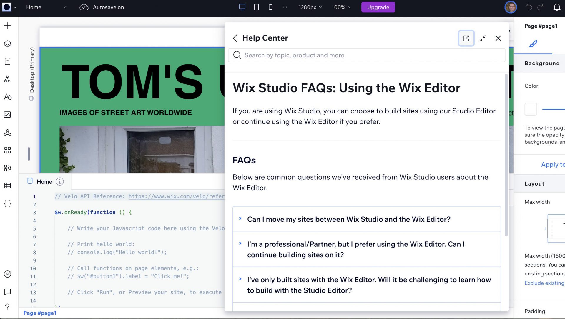 Wix Studio