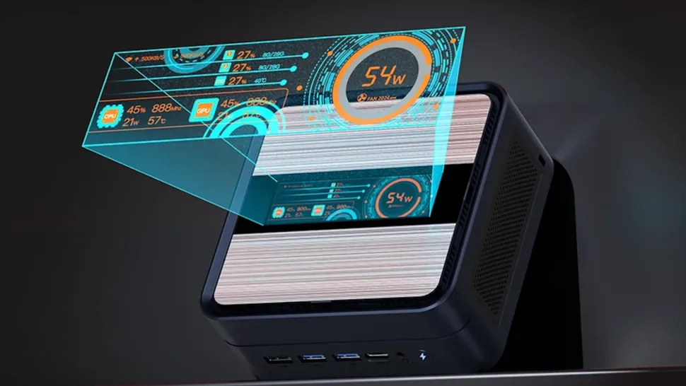 500555Это не мини-ПК, это монстр в карликовом теле: 8 ядер, 4 монитора 8K и встроенный экран для самолюбования