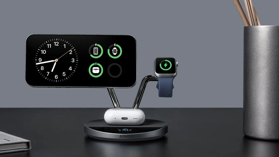 Anker Prime — универсальная зарядная станция 3 в 1 для iPhone, Apple Watch и AirPods