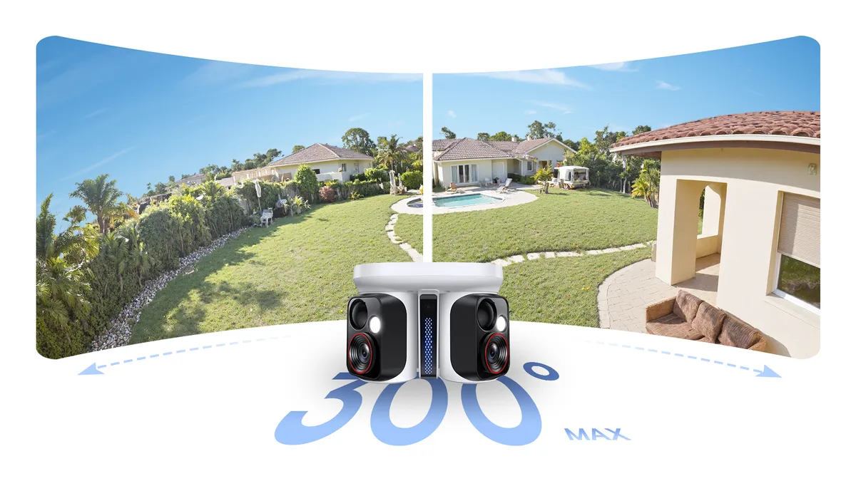 Видеонаблюдение, которое не подводит: ни пропущенных зон, ни ежемесячных платежей картинка Baseus Security X1 Pro