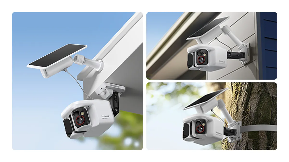 Видеонаблюдение, которое не подводит: ни пропущенных зон, ни ежемесячных платежей картинка Baseus Security X1 Pro