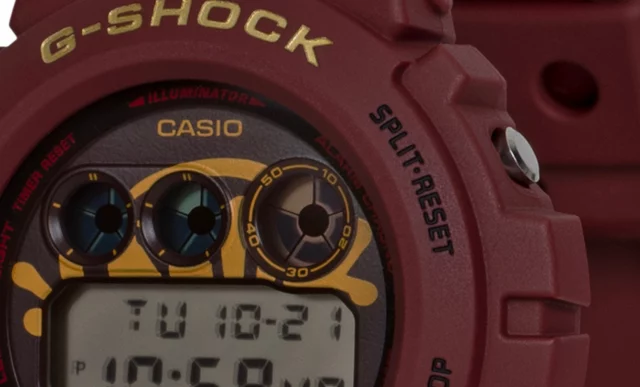 G-Shock в цвете бордо: легендарные часы получили рэп-версию
