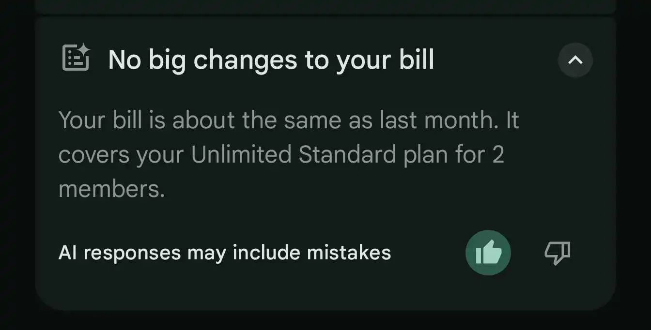 Google Fi теперь объясняет ваши счета с помощью ИИ, но есть одна проблема: ему нельзя доверять