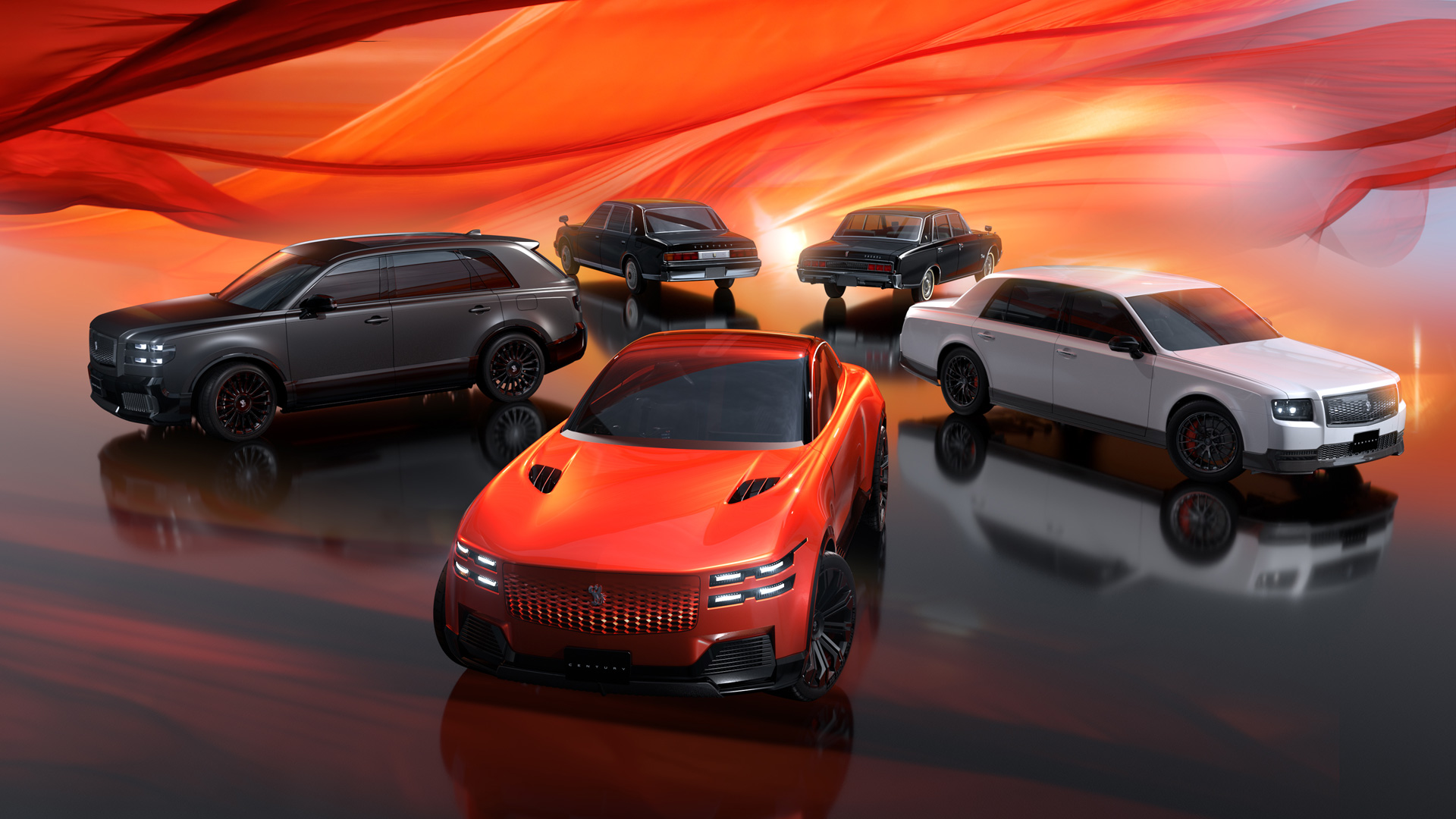 Японцы сошли с ума 6-колесный Lexus, конкурент Rolls-Royce от Toyota и электро-мотоцикл из киберпанка