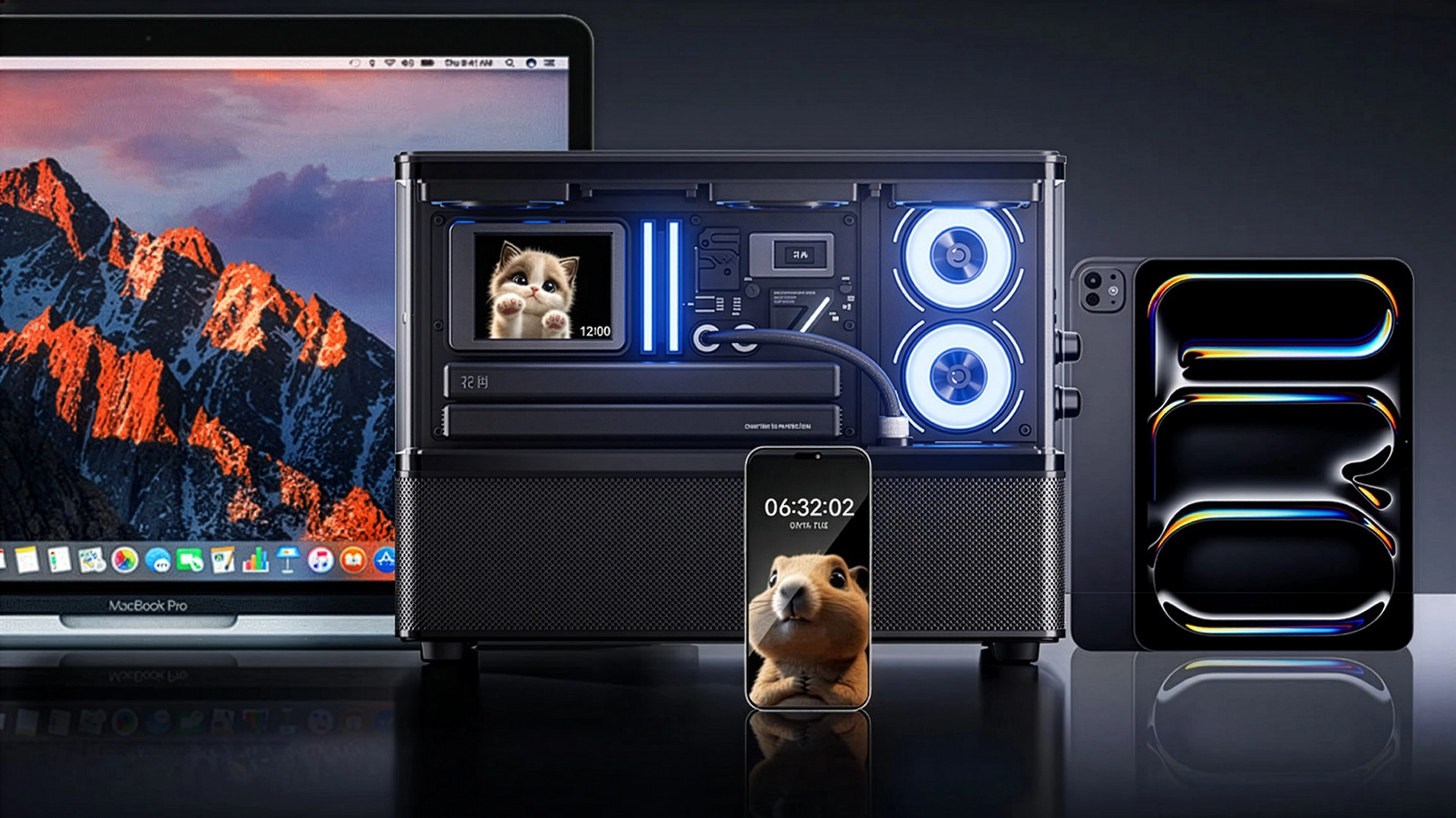 Это не игровой ПК: Edifier выпустила странную колонку с экраном, которая показывает статистику вашего компьютера картинка Это не игровой ПК: Edifier выпустила странную колонку с экраном, которая показывает статистику вашего компьютера