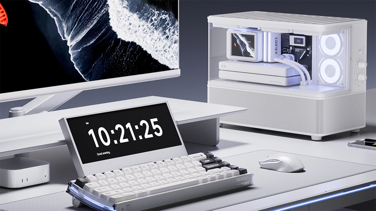 Это не игровой ПК: Edifier выпустила странную колонку с экраном, которая показывает статистику вашего компьютера