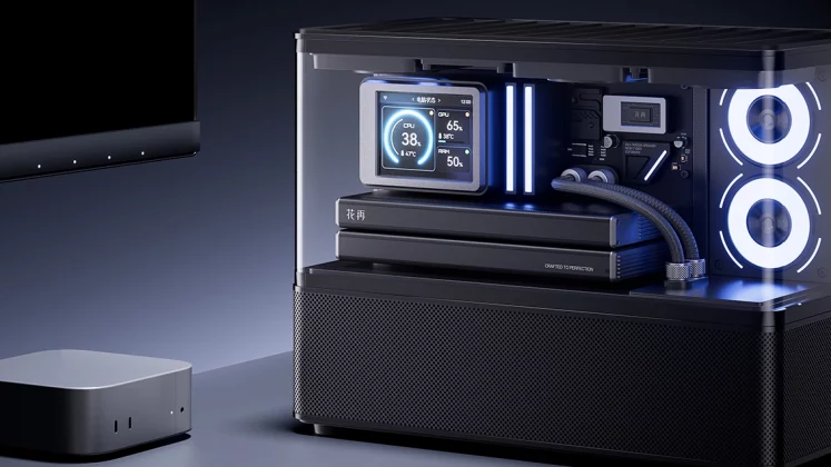 Это не игровой ПК Edifier выпустила странную колонку с экраном, которая показывает статистику вашего компьютера