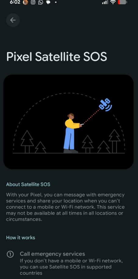Ошибка вывела Pixel 8 к скрытой функции Satellite SOS
